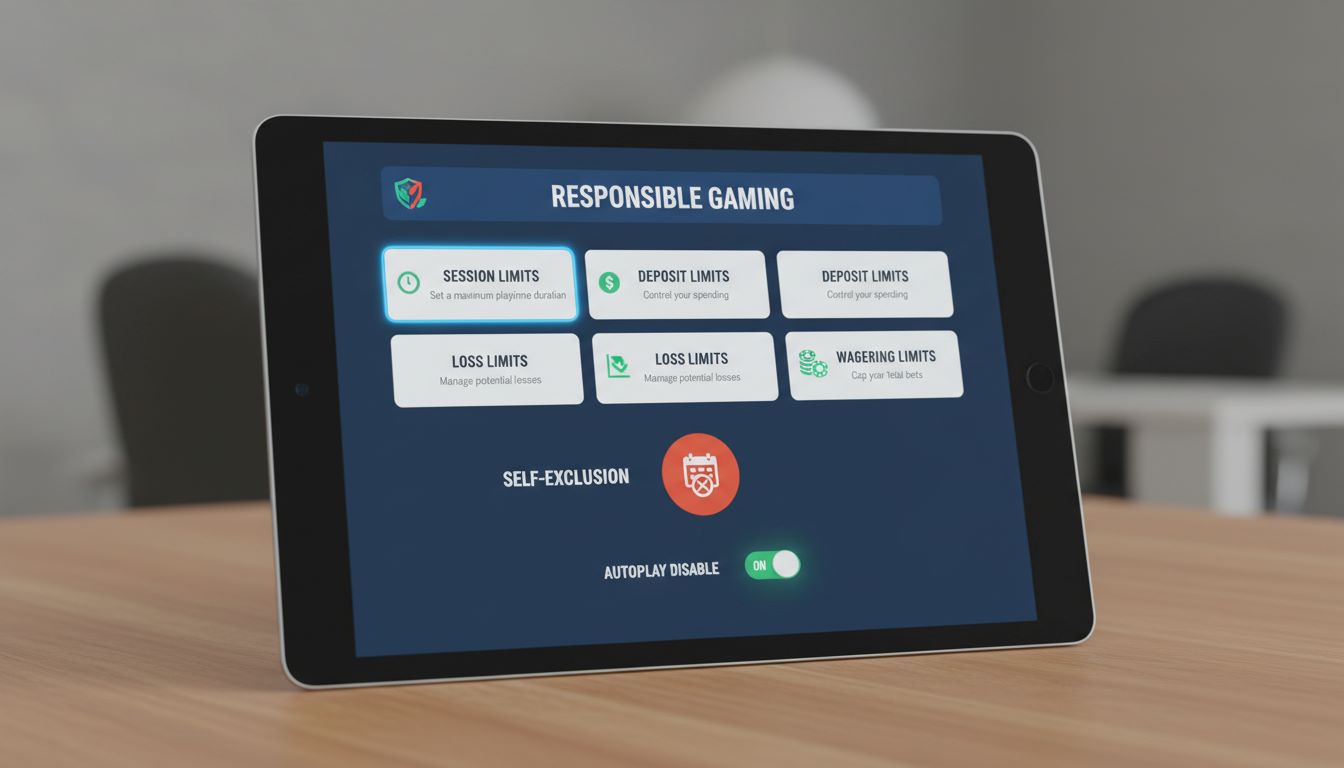 How to disable autoplay and set session limits in South African casinos